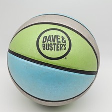 D  B Dave  Busters Basketball, Blue/Silver/Green, 12417, Hard To Find Colors
