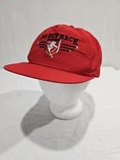 Vtg The Outback Red Hat. Vail Skiing Retro Cap CO Rockies Colorado 