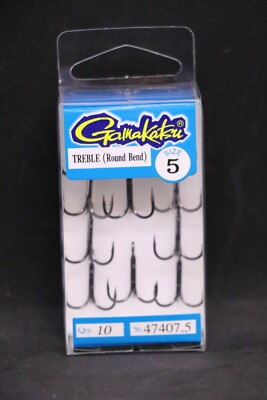 Gamakatsu 356415 5/0 Grand Chat Cercle Crochet Noir Déport 5CT