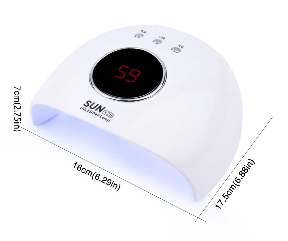 120W SUN X28 MAX Nail Lamp UV LED Light Professional Nail Polish Dryer Machine