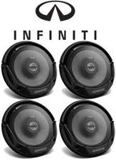 Kenwood 6.5" Front+Rear Car Speaker Replacement For 2003-2008 INFINITI FX35 FX45