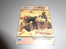 1991 Pro Set Desert Storm Card #171 Phonetic Alphabet