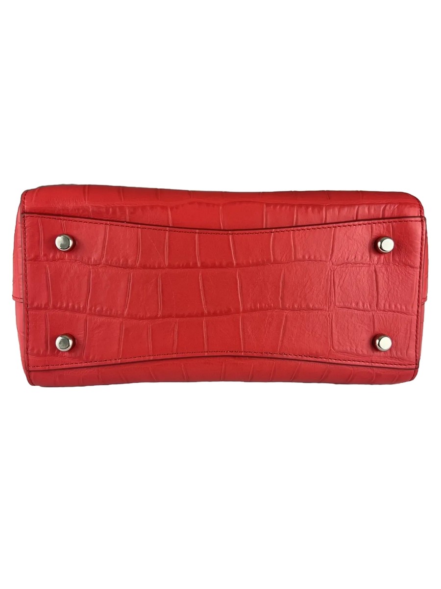 ブランド品SALE！coach ブラック レッド　　バッグ Coach Blake Carryall 25 Leather Bright Red Crossbody Bag