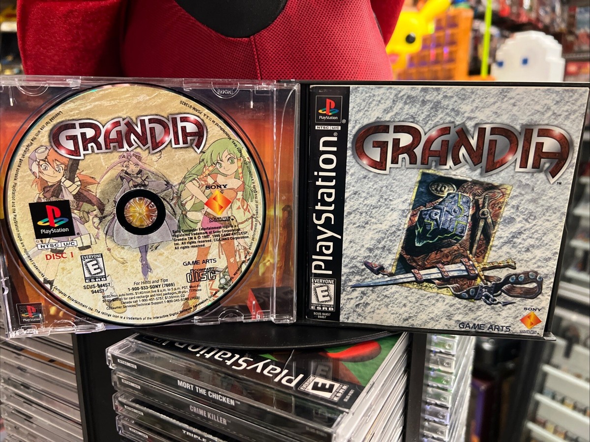 GRANDIA グランディア　体験版　ゲーム販促ポスター　1999年　PS GRANDIA グランディア 体験版 ゲーム販促ポスター 1999年 PS
