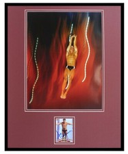 Greg Louganis Signed Framed 16x20 Photo Display 
