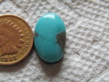 Campitos Turquoise Cabochon 9 carat Iron Pyrite Blue cab