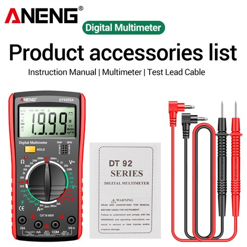 Professional Digital Multimeter Voltmeter Ammeter Ohmmeter Multi Tester Meter UK - Picture 5 of 14