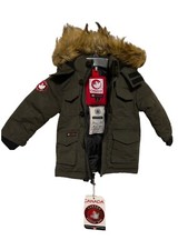 Canada Weather Gear Parka Jacket -Olive Toddler Size 2T