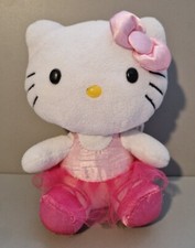 Sanrio Hello Kitty Ballerina 6" 2013 Soft Toy Plush Retired NO TAG