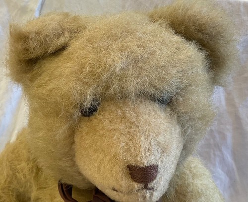 Artist Kathleen Wallace Stier Jointed~Large 17” Gold Mohair growler teddy bear - Picture 2 of 9