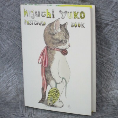 YUKO HIGUCHI Postcard Book Art Works Cat Illustration Japan Art