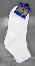 LOT OF 3, 6, 12 PAIRS -- MEN'S 80 COTTON ANKLE SOCKS, SIZE 9-11 --- 112495
