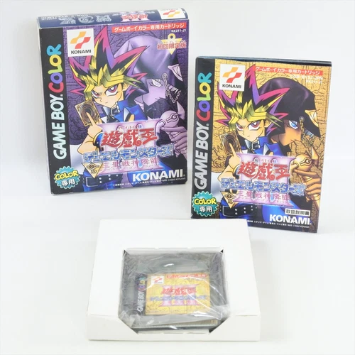 YUGIOH DUEL MONSTERS III 3 First Limited Yu gi oh Gameboy Color Nintendo 2258 gb
