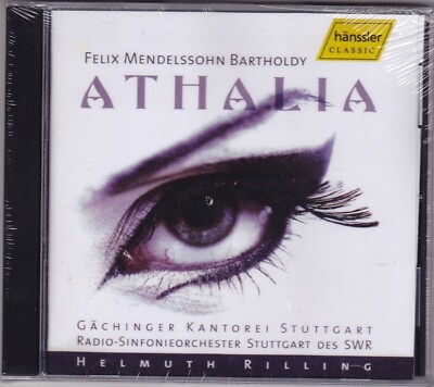 Felix  Mendelssohn Bartholdy CD  NEW Athalia    Musical Heritage Society