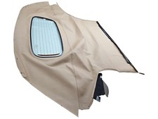 Fit Mazda Miata Soft Top Heated Glass Window 1990-2005 Haartz Tan Canvas Fit Mazda Miata Soft Top Heated Glass Window 1990-2005 Haartz Tan Canvas