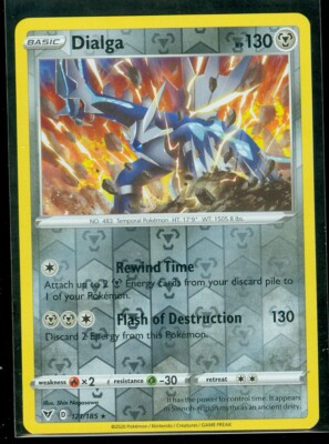 Pokémon TCG Dialga Vivid Voltage 121/185 Holo Holo Rare New for low price $4.00