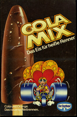 Dr. Oetker -- Coke Mix -- An Ice Cream for Hot Racers -- 1979 Advertising --