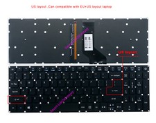 New US Backlit keyboard For Acer ES1-572 ES1-573 ES1-732 F5-573G F5-572G F5-571