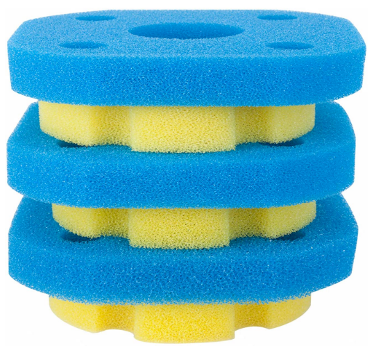 Premium Replacement Sponge Pad Pressure Pond Filters Yellow Blue