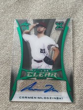 CARMEN MLODZINSKI 2020 Leaf TRINITY CLEAR AUTOGRAPH #3/20 PIRATES 