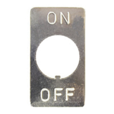 NTE Electronics 54-901 INDICATOR PLATE ON-OFF NICKEL PLATED | eBay