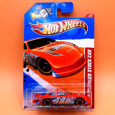 2012 Hot Wheels #183 Dodge Charger Stock Car 3/5 Thrill Racers Race Course '12