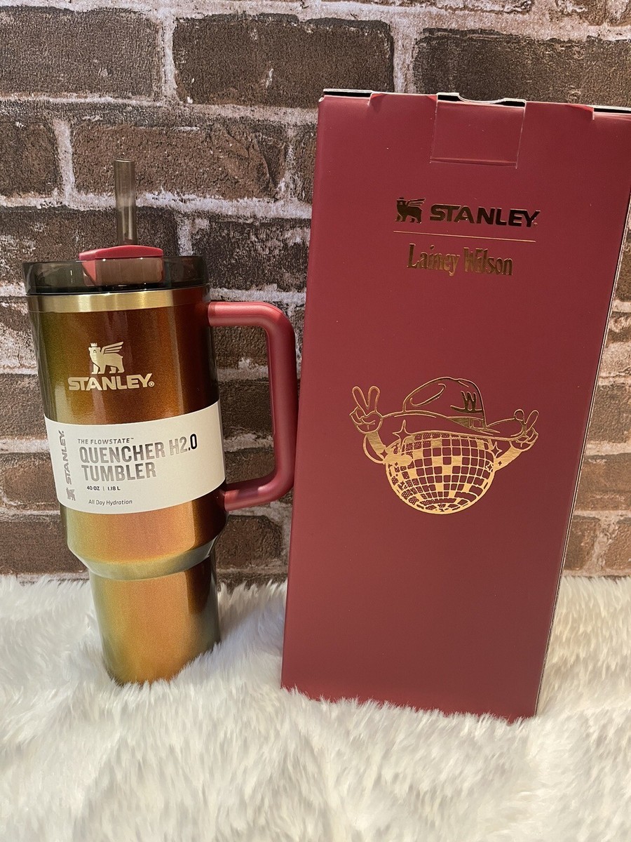 Stanley x Lainey Wilson Country Gold Quencher H2.0 FlowState Tumbler | 40  OZ New | eBay