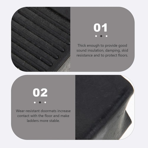 24 Stück rutschfeste Leiterfüße, Leiter-Anti-Rutsch-Pads, Leiterfüße, - Bild 4 von 12