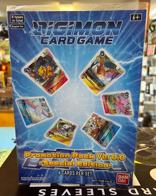 Digimon Card Game Promotion Pack Ver. 0.0 SEALED Special Edition Promo | eBay Digimon Card Game Promotion Pack Ver. 0.0 SEALED Special Edition Promo | eBay