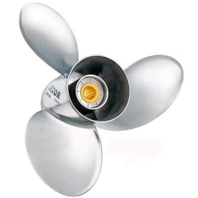 Suzuki OEM 3x15x21r Stainless Steel 3 Blade Boat Propeller 990c0