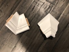 Crown Molding Corners Low Profile Inside or Outside 4 5/8” Pine transitions