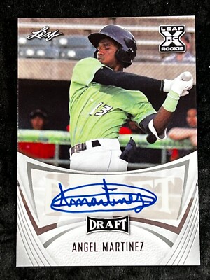 2021 Leaf Draft ROOKIE AUTO Angel Martinez, item 1 | eBay