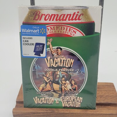 Brand New Sealed Vacation / European Vacation Bromantic Comedies W/ Can Cooler 