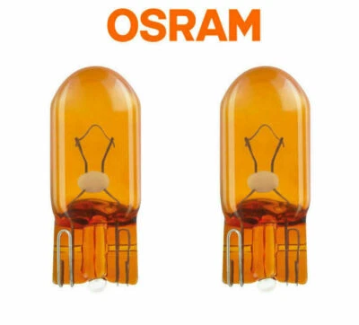 2x Osram Blinker Blinkleuchte Blinklicht Orange WY5W 12V Glühlampe Glühbirne NEU