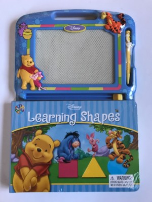 Disney Winnie The Pooh Learning Shapes Magnetic Drawing Pad Pen