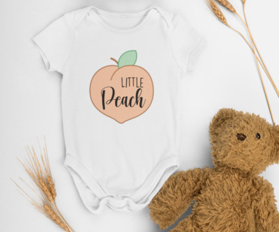 Little Peach, Peach Baby Body, Baby Peach, Fruit Baby, Vegan / Babyparty