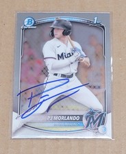 PJ Morlando 2025 Bowman Chrome 1st IP Autograph Card