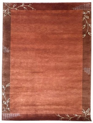Teppich VENUS NEPAL - HANDGEKNÜPFT Farbe: Terra; Größe: 70x140 cm | Handgeknüpft