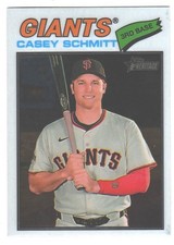 Casey Schmitt 2026 Topps Heritage #27 Chrome