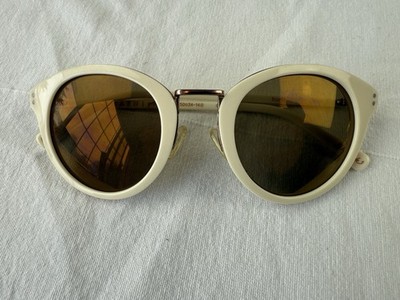 $165 Raen Potrero Womens Sunglasses bone Handmade Polarz white/ivory 50 24-140