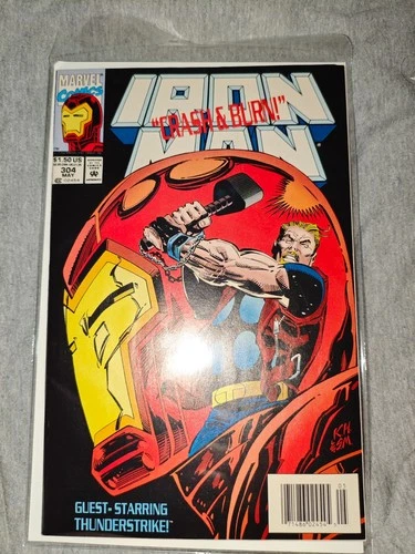 Iron Man #304 Newsstand Variant NM 1st Hulk Buster Armor - 1994 Marvel Comics