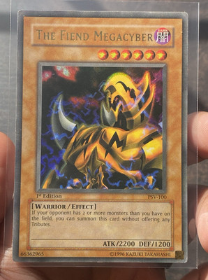 Yugioh The Fiend Megacyber Pharaoh's Servant Ultra Rare 1st Edition PSV-100 LP
