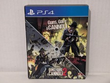 Guns, Gore and & Cannoli 1 and &  2 Playststion 4 PS4 Dual Pack Slipcover *ONLY*