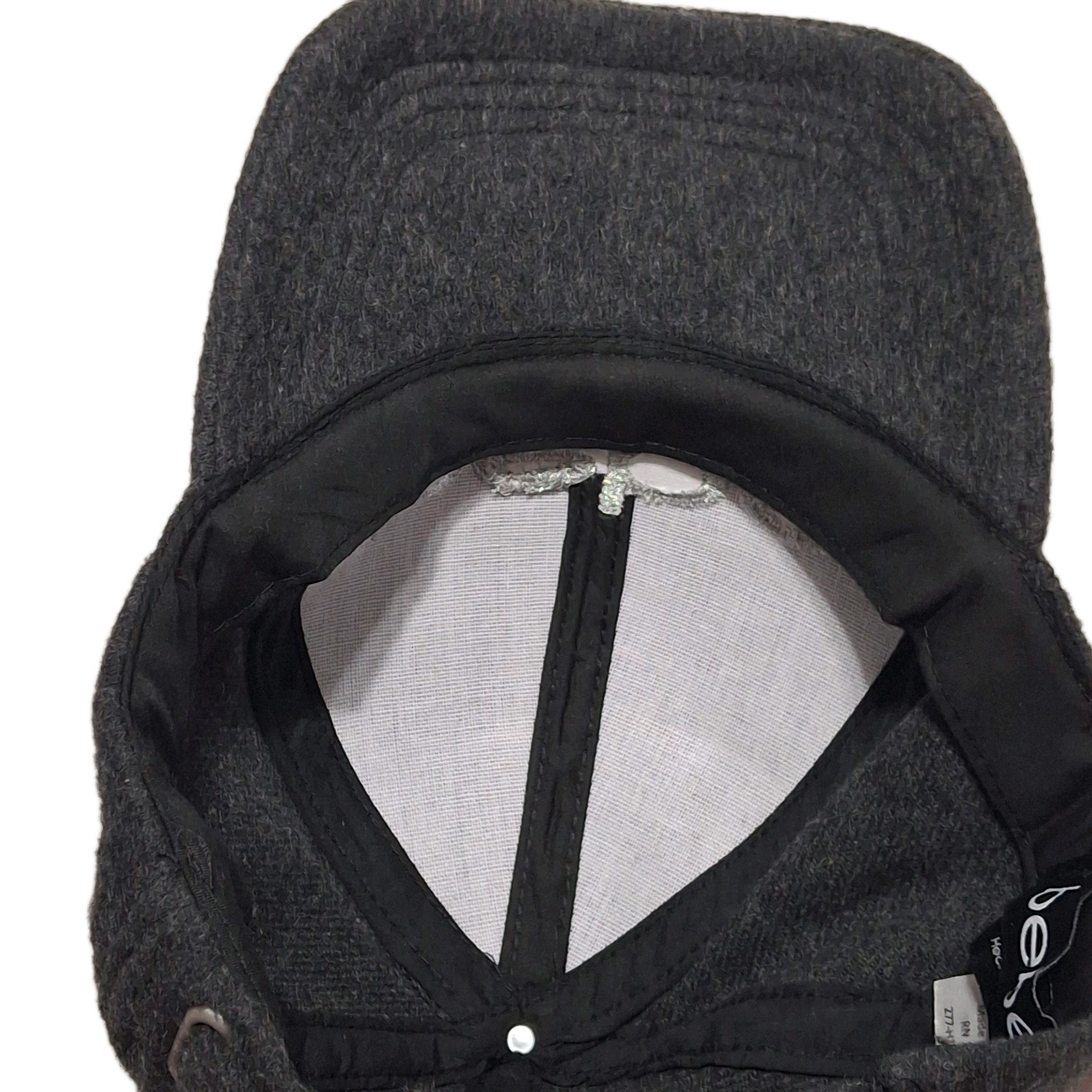 Bebe Adjustable Hat Cap Solid Charcoal Gray One S… - image 10