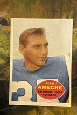 1960 Topps - Alan Ameche #2. Good