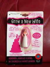 Grow A Wife Is A Novelty Toy Packadged With Humorous Stereotype Slogans