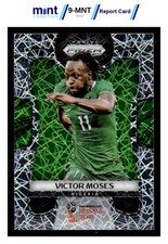 2018 PANINI PRIZM FIFA WORLD CUP VICTOR MOSES 144 LAZER PRIZM MCG 10 NIGERIA