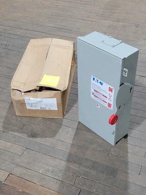 Eaton DH363URK Non-Fusible Heavy Duty Safety Switch 100A 3P 3W 3PH 600V Type 3R
