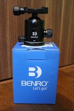 Image of Benro B3 Triple Action Ballhead with PU-70 Quick Release Plate for Benro Tripods