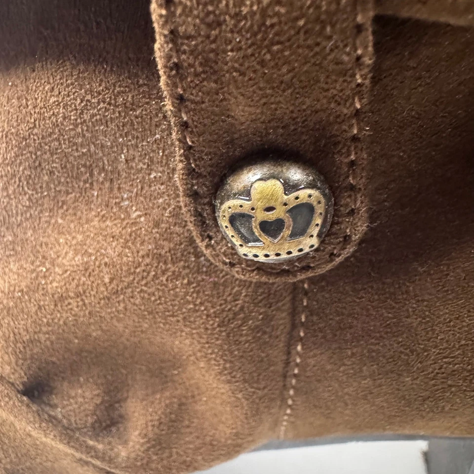 Kathy Van Zeeland Imitación Gamuza Tacón Crujiente Botines Festival Vaquera talla 8M Foto 3 de 4